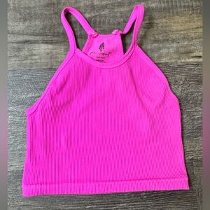 **FREE PEOPLE** Happiness Runs Cropped Tank